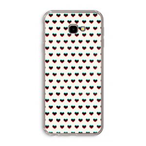 Hartjes: Samsung Galaxy J4 Plus Transparant Hoesje