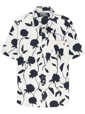 Jacquemus chemise Melo à fleurs - Blanc