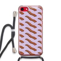 Bacon to my eggs #2: iPhone SE 2020 Transparant Hoesje met koord