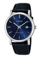 Horlogeband Lorus VJ32-X246 / RG841CX9 / RHG008X Leder Zwart 20mm - thumbnail