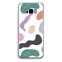 Memphis Shapes: Samsung Galaxy S8 Plus Transparant Hoesje