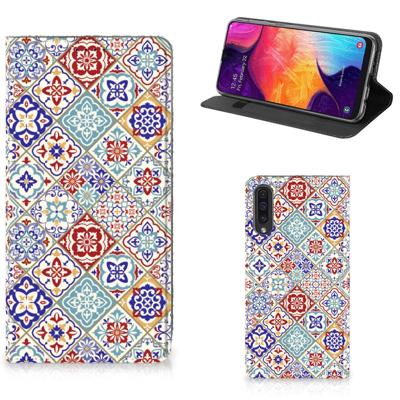 Samsung Galaxy A50 | Standcase | Tiles Color Samsung Galaxy A50 | Standcase | Tiles Color
