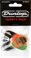 Dunlop PVP112 Acoustic Variety Plectrum 12-Pack