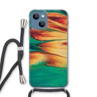 Green Inferno: iPhone 13 mini Transparant Hoesje met koord