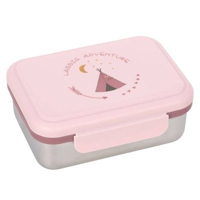 Lässig Adventure Lunchtrommel Polypropyleen (PP), Roestvrijstaal Roze 1 stuk(s)