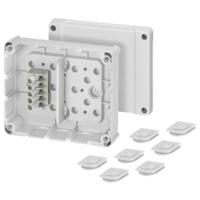 Hensel 6000041 Verdeeldoos Halogeenvrij, Verzegelbaar (l x b) 139 mm x 119 mm 1 stuk(s)