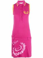 Christian Dior Pre-Owned robe-polo à logo imprimé pre-owned (2004) - Rose
