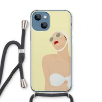 Summer: iPhone 13 mini Transparant Hoesje met koord