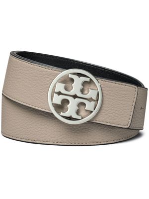 Tory Burch ceinture Miller à design réversible - Gris