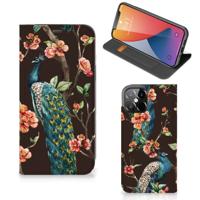 iPhone 12 Pro Max | Hoesje maken | Pauw met Bloemen