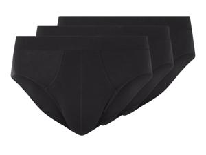 LIVERGY 3 heren onderbroeken - Plus size (Zwart, XXL)
