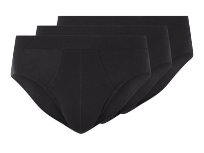 LIVERGY 3 heren onderbroeken - Plus size (Zwart, XXL)