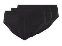LIVERGY 3 heren onderbroeken - Plus size (Zwart, XXL)