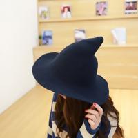 Halloween persoonlijkheid wizard Steeple grote rand wol GLB (Navy)