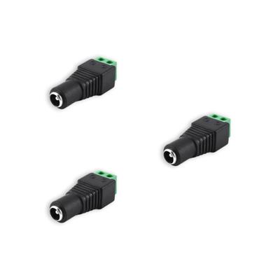 3x DC connector type vrouw