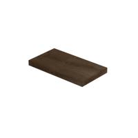 INK - Play Fontein Planchet met Blinde Bevestiging Vierkant in Echt Hout Fineer - 400x220x32 mm - Chocolate Fineer