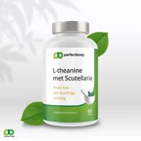 L-Theanine capsules - Natuurlijke rustgever - Stress & slaap ondersteuning - Met Scutellaria kruid - 60 plantaardige capsules PerfectBody