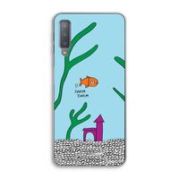 Aquarium: Samsung Galaxy A7 (2018) Transparant Hoesje