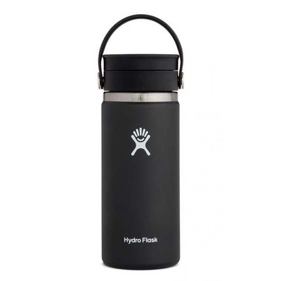 Hydro Flask Wide Flex Sip Lid Isolatie drinkbeker 473ml (16oz) - Zwart