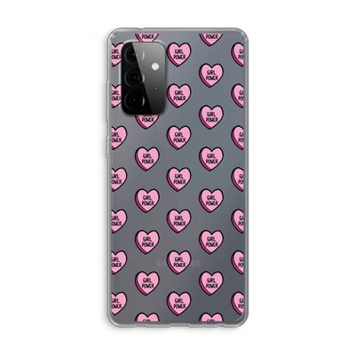 GIRL POWER: Samsung Galaxy A72 Transparant Hoesje