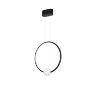 Lyora HanglampCelia zwart met wit rond - 9820605