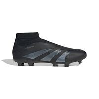 adidas Predator League Veterloze Gras Voetbalschoenen (FG) Zwart Donkergrijs