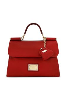 Dolce & Gabbana sac à main Sicily Soft médium - Rouge