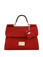 Dolce & Gabbana sac à main Sicily Soft médium - Rouge