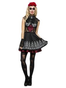 Fever Day Of The Dead Kostuum Dames