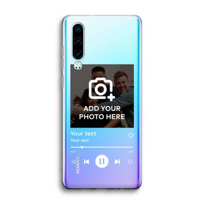 Music Player: Huawei P30 Transparant Hoesje