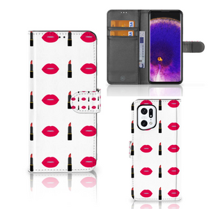 OPPO Find X5 Pro Telefoon Hoesje Lipstick Kiss