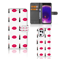 OPPO Find X5 Pro Telefoon Hoesje Lipstick Kiss - thumbnail