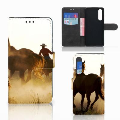 Huawei P30 | Telefoonhoesje | Met pasjeshouder | Design Cowboy