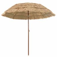 Strandparasol Bruin 265 x 267 cm Staal