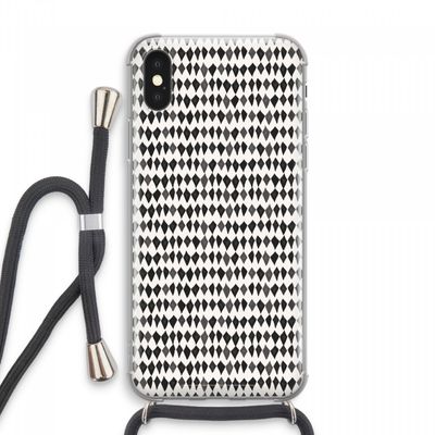 Crazy shapes: iPhone XS Max Transparant Hoesje met koord