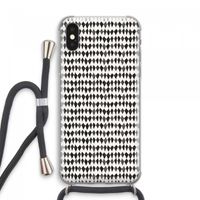 Crazy shapes: iPhone XS Max Transparant Hoesje met koord