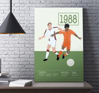 Vintage canvas schilderij Voetbal kampioenen Vintage canvas schilderij Voetbal kampioenen