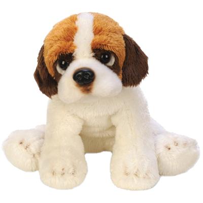 Suki Gifts Knuffel Hond - Sint Bernhard - pluche - knuffeldier - 13 cm