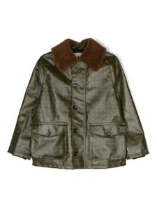 Gucci Kids veste en coton à motif GG - Vert