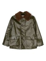 Gucci Kids veste en coton à motif GG - Vert