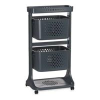 Groentetrolley Antraciet Polypropyleen (33 x 81 x 44 cm)