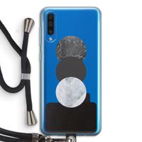 Marmeren cirkels: Samsung Galaxy A50 Transparant Hoesje met koord