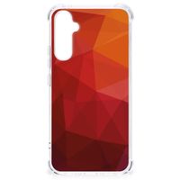 Shockproof Case voor Samsung Galaxy A34 Polygon Red - thumbnail