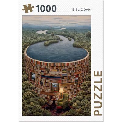 Rebo Productions legpuzzel Bibliodam 1000 stukjes Rebo Productions legpuzzel Bibliodam 1000 stukjes