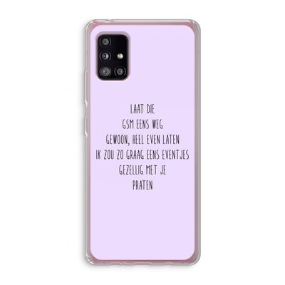 GSM: Samsung Galaxy A51 5G Transparant Hoesje