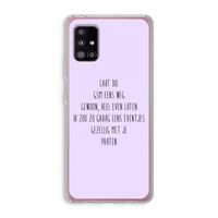 GSM: Samsung Galaxy A51 5G Transparant Hoesje