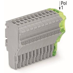 WAGO 2020-115/000-036 Connector, female Grijs, Groen, Geel 10 stuk(s)