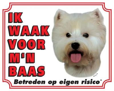 West Highland White Terrier Waakbord