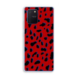 Red Leopard: Samsung Galaxy Note 10 Lite Transparant Hoesje