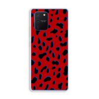 Red Leopard: Samsung Galaxy Note 10 Lite Transparant Hoesje